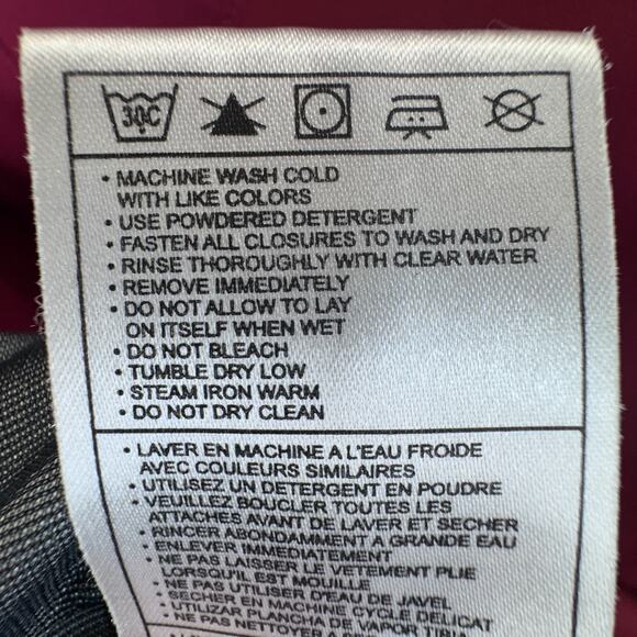 Nike Golf Storm-Fit Men Medium 1/4 Zip Shirt Burgundy Outdoor Short Sleeves Zip - Picture 9 of 12